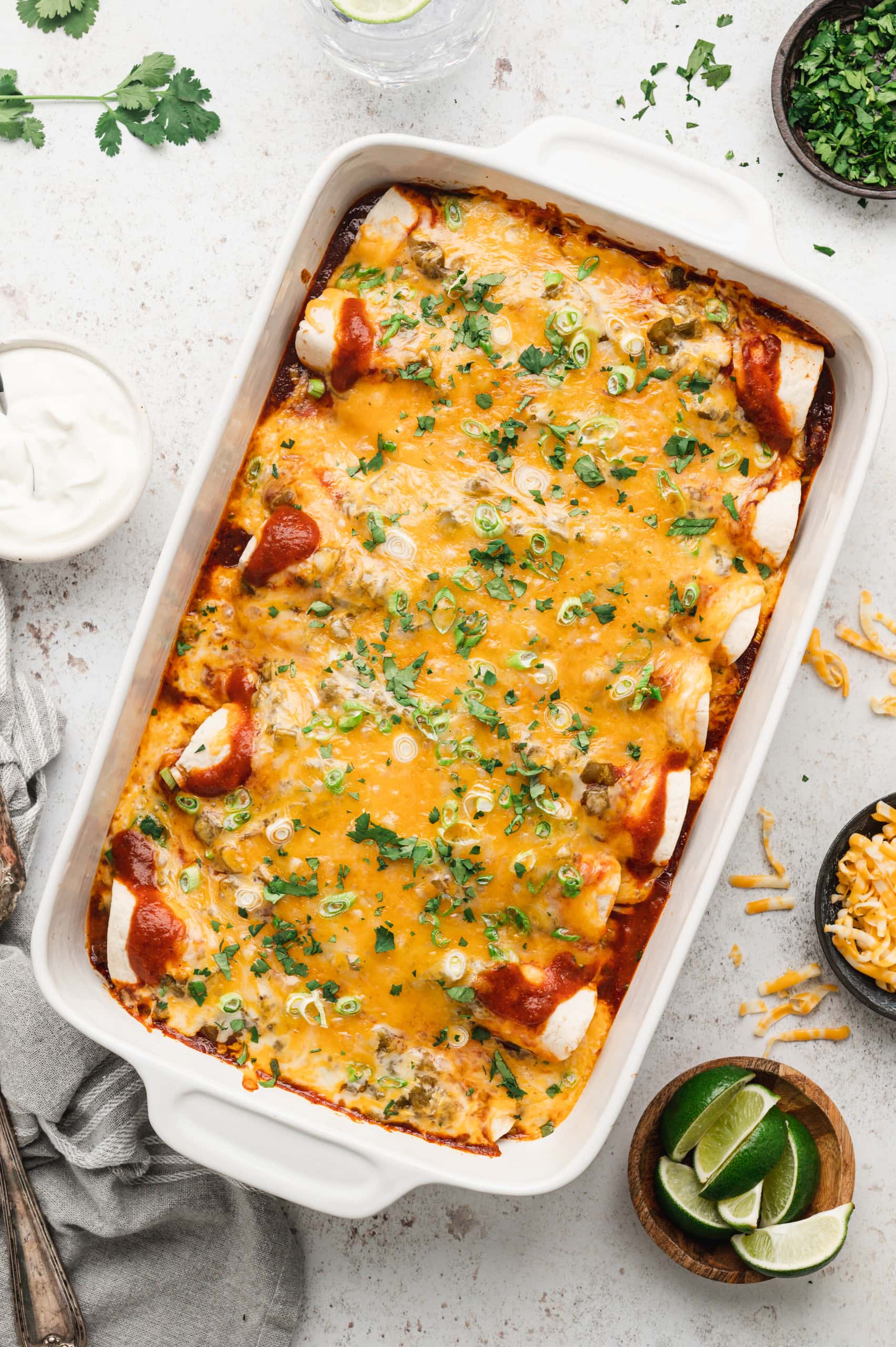 Easy Cheesy Beef Enchiladas with a Quick Canned Sauce