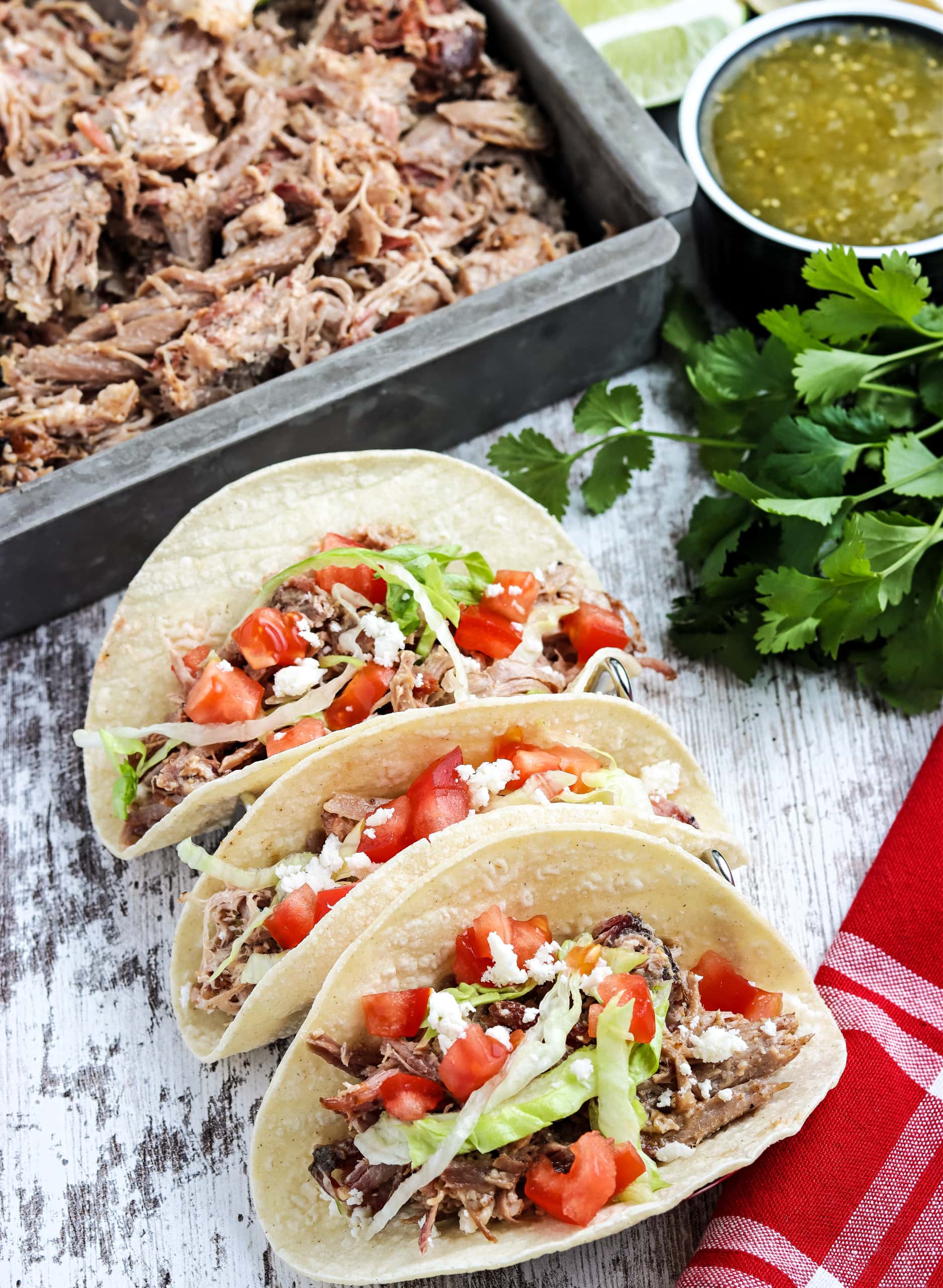Smoked Pork Tacos (Pellet Grill)