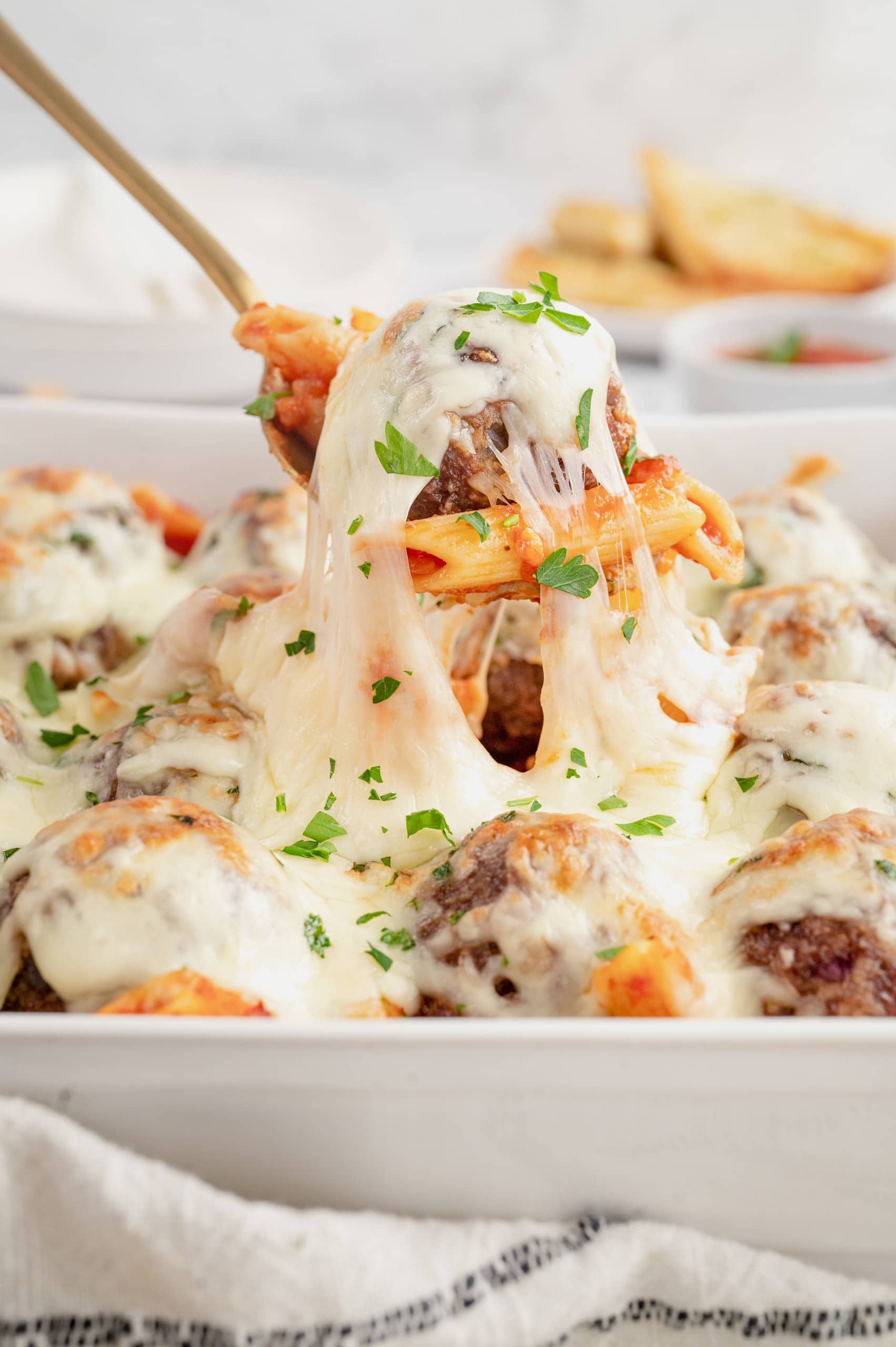 Meatball Casserole (Gluten-Free Optional)