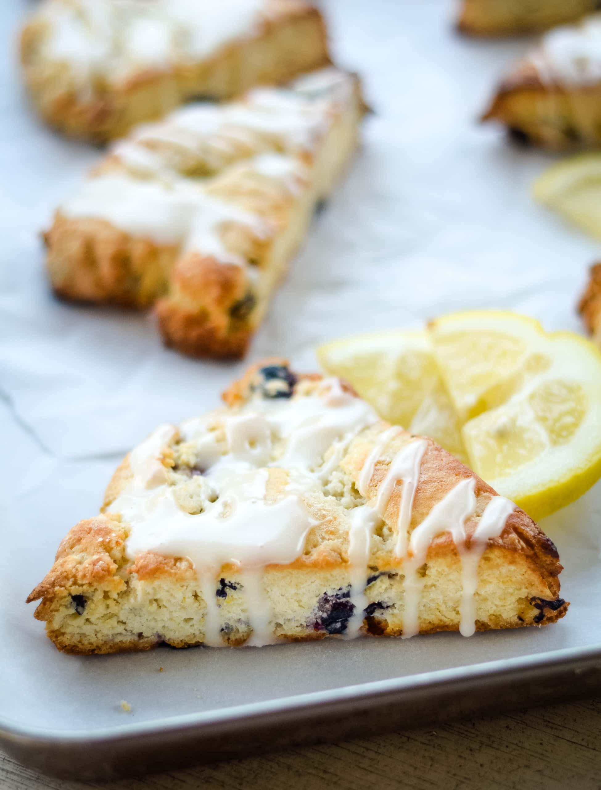 Gluten-Free Lemon Blueberry Scones