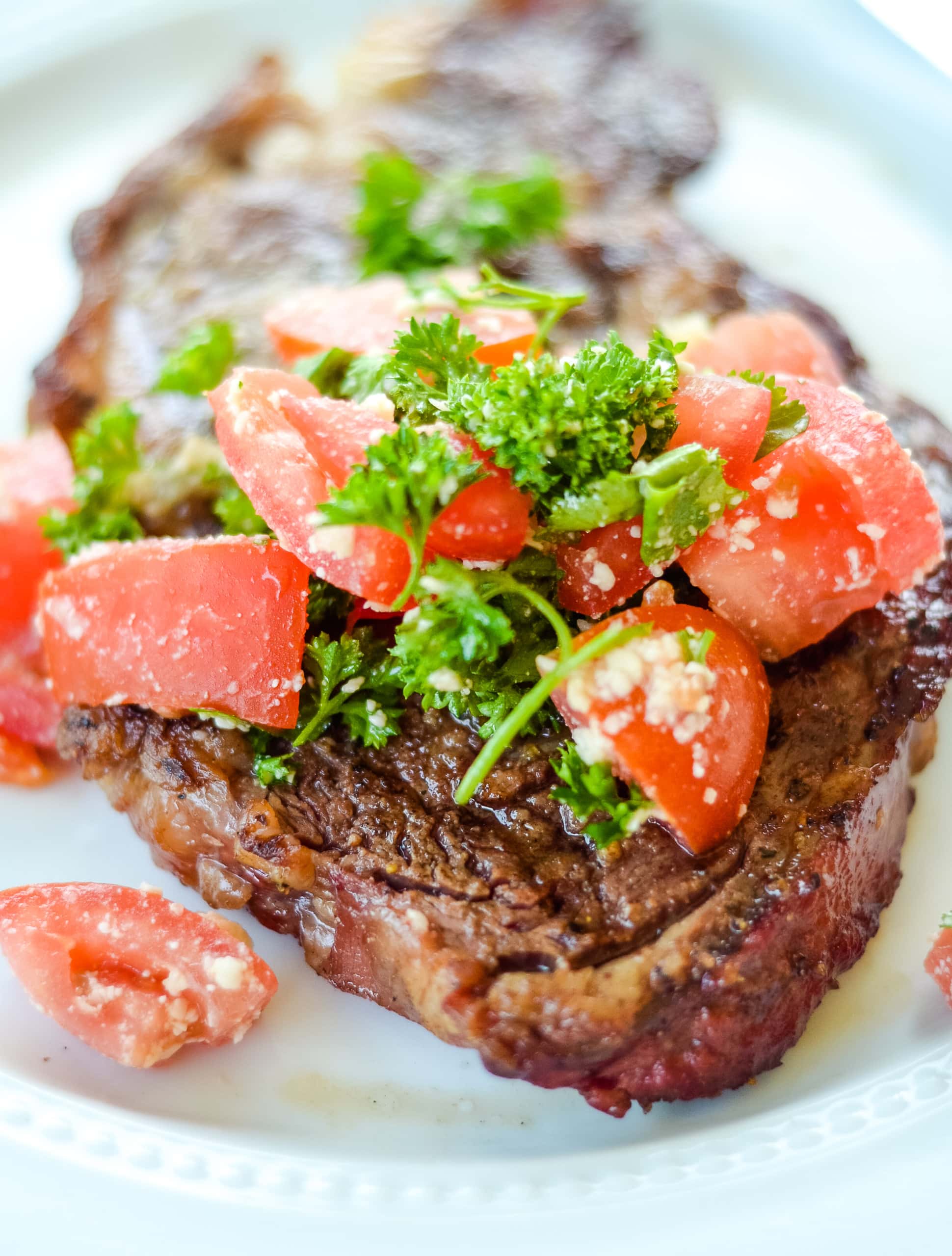 Grilled Bruschetta Steaks