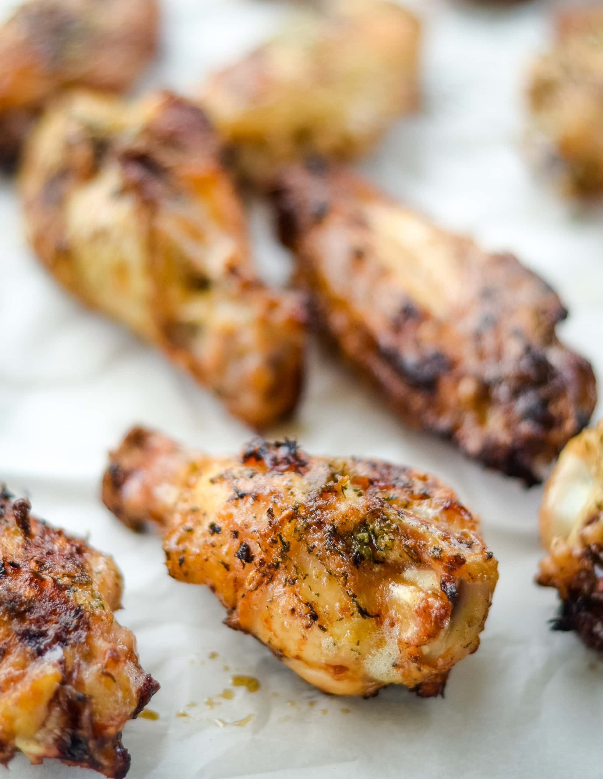 Grilled Dill Pickle Chicken Wings