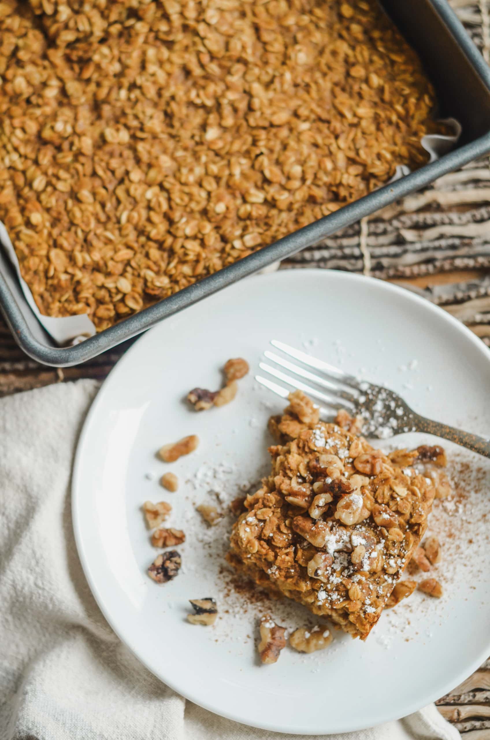 Easy Pumpkin Baked Oatmeal