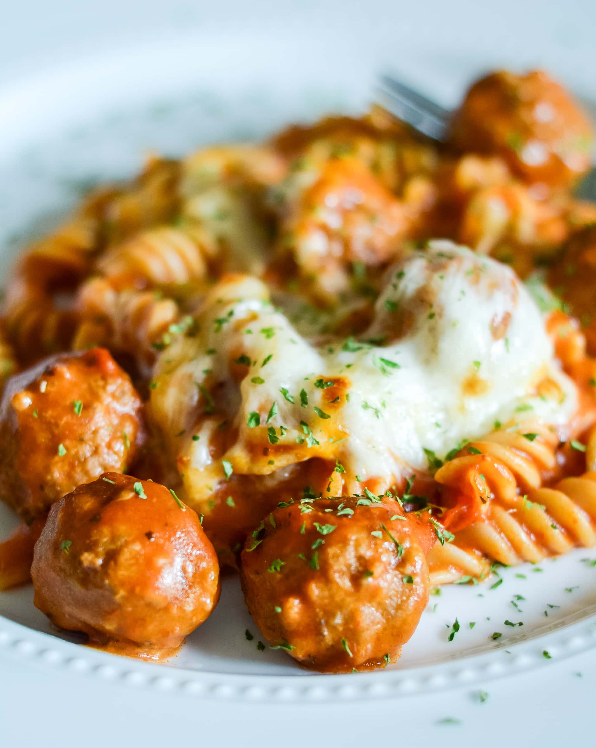 Ninja Foodi Meatball Casserole