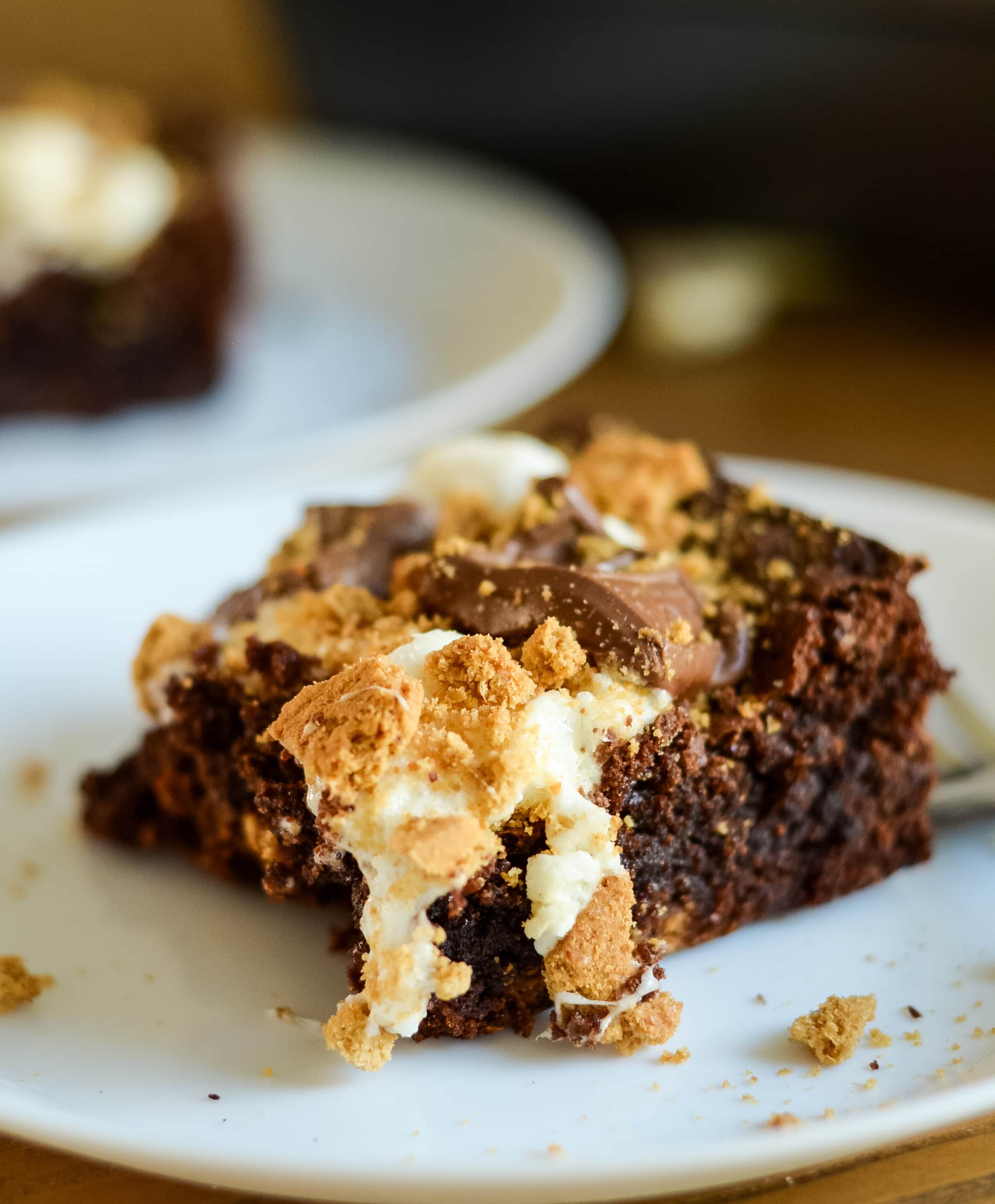 Gluten-Free S’mores Brownies