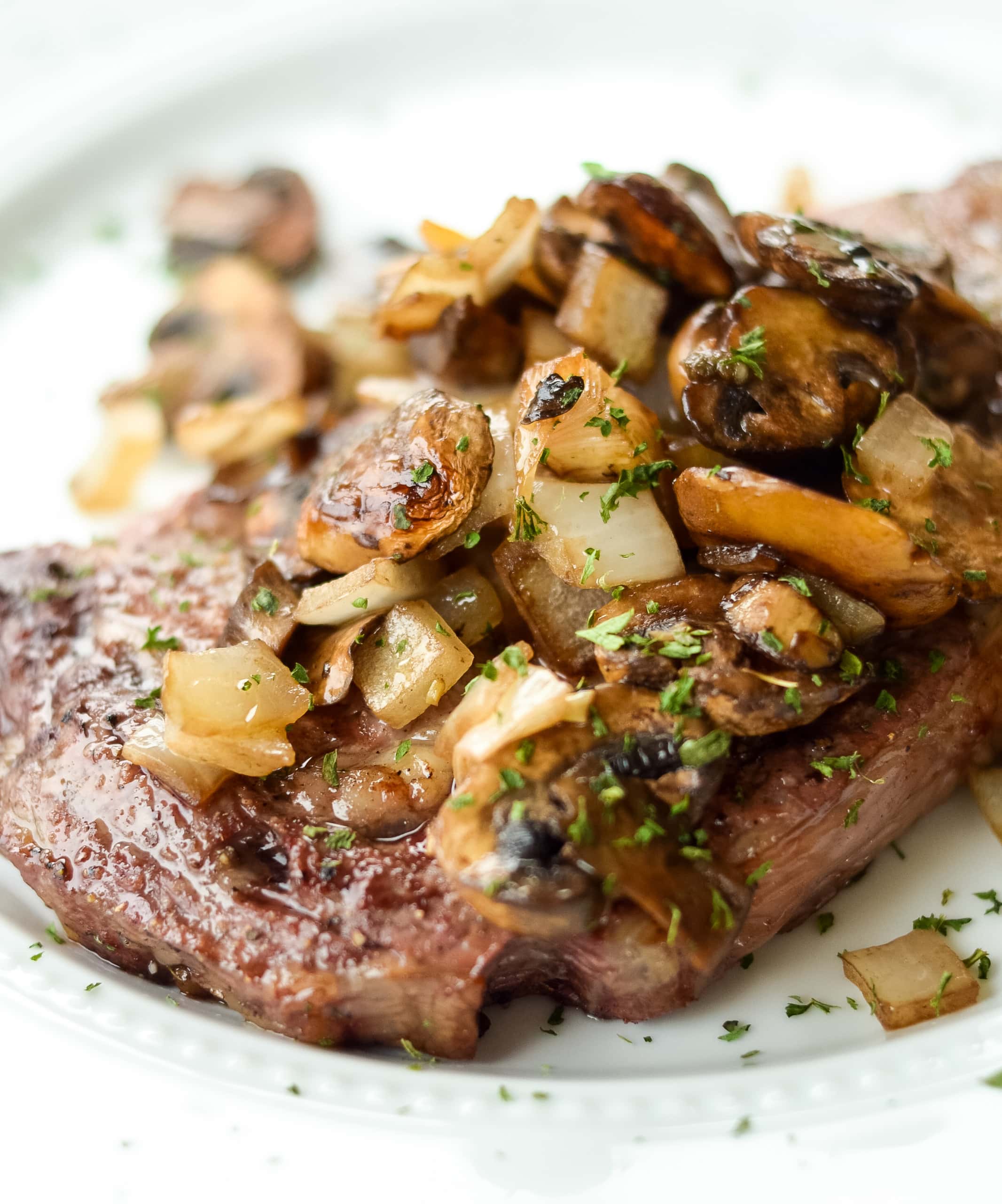 Pellet Grill Balsamic Steaks