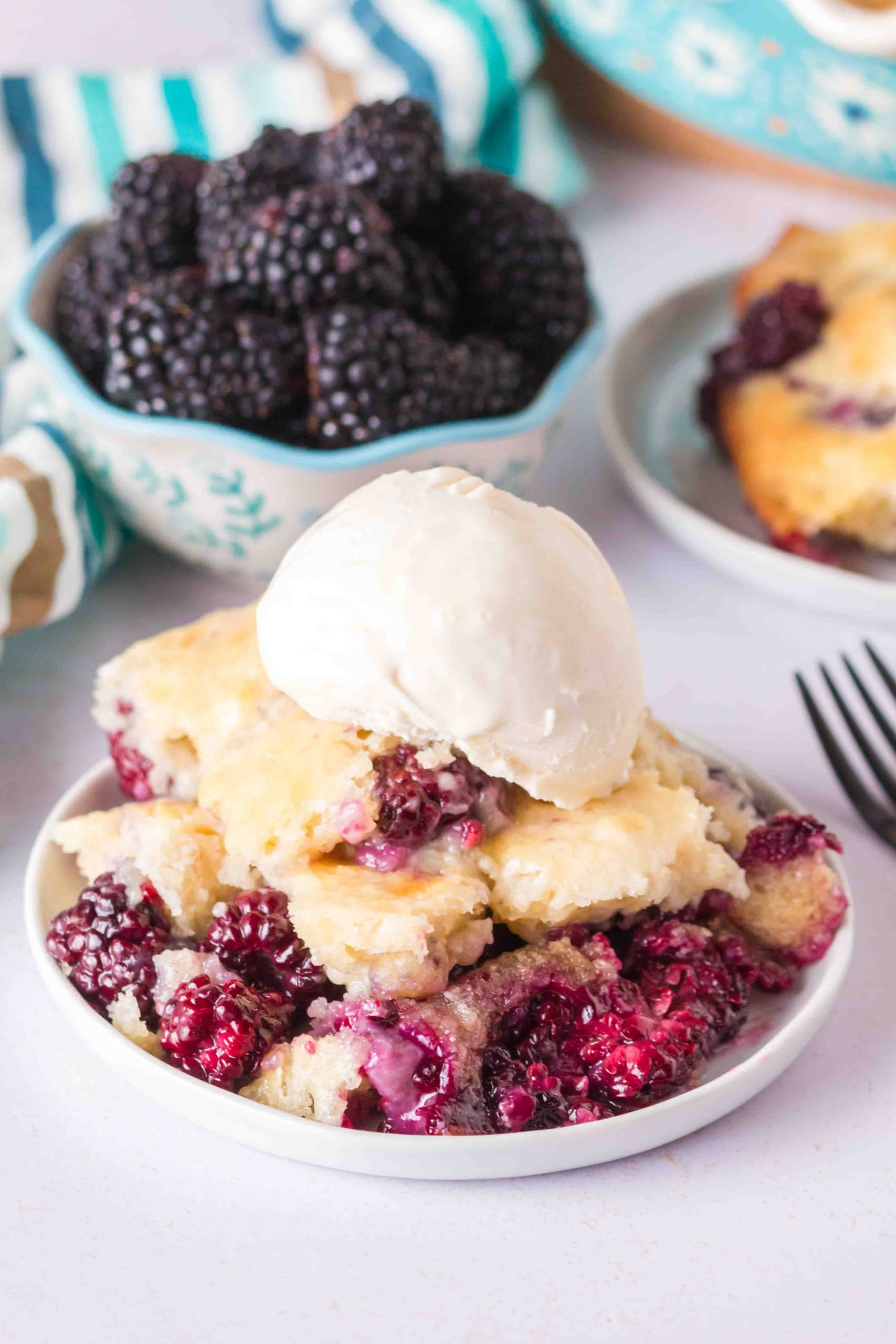 Gluten-Free Blackberry Cobbler
