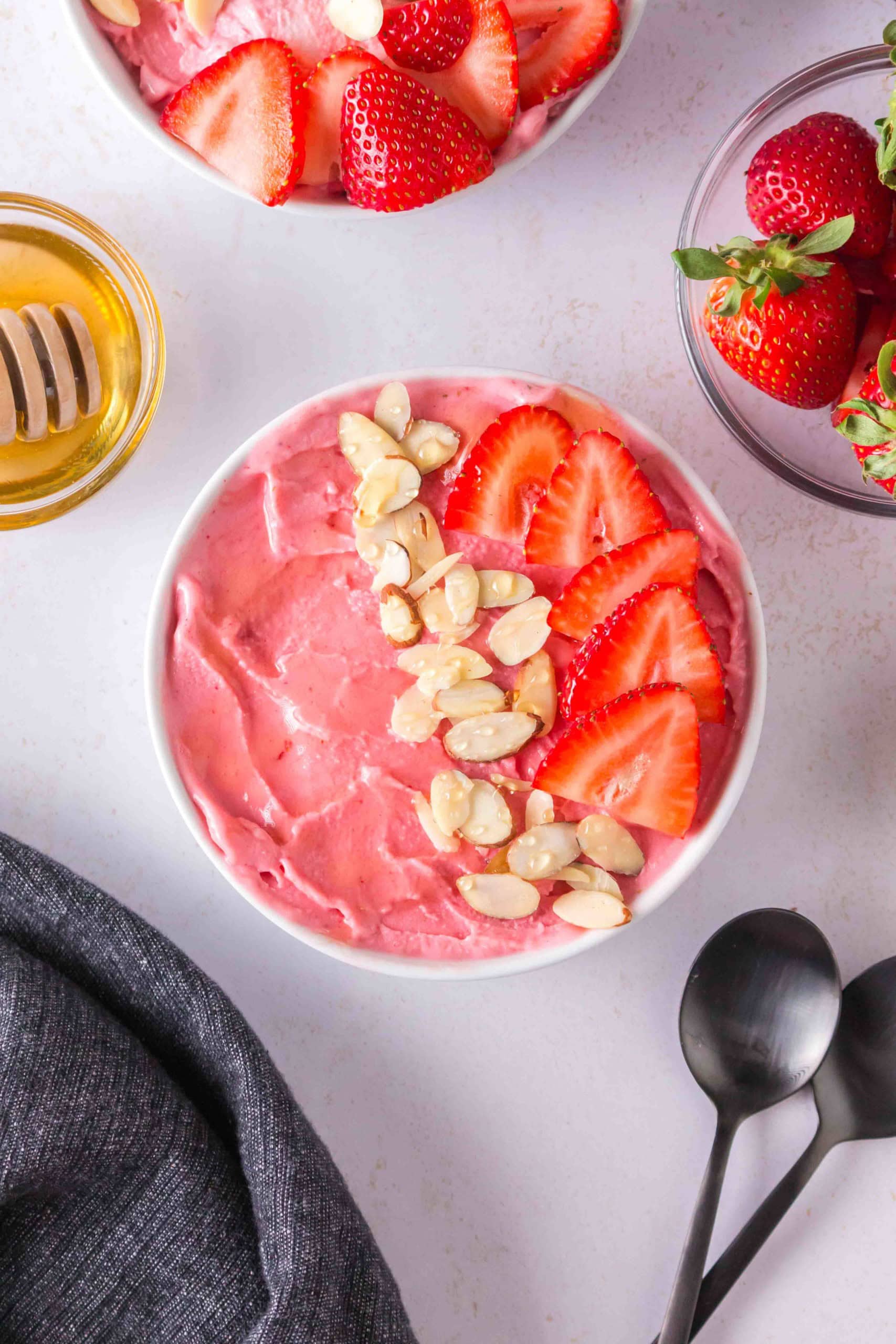 Ninja Creami Strawberry Smoothie Bowl