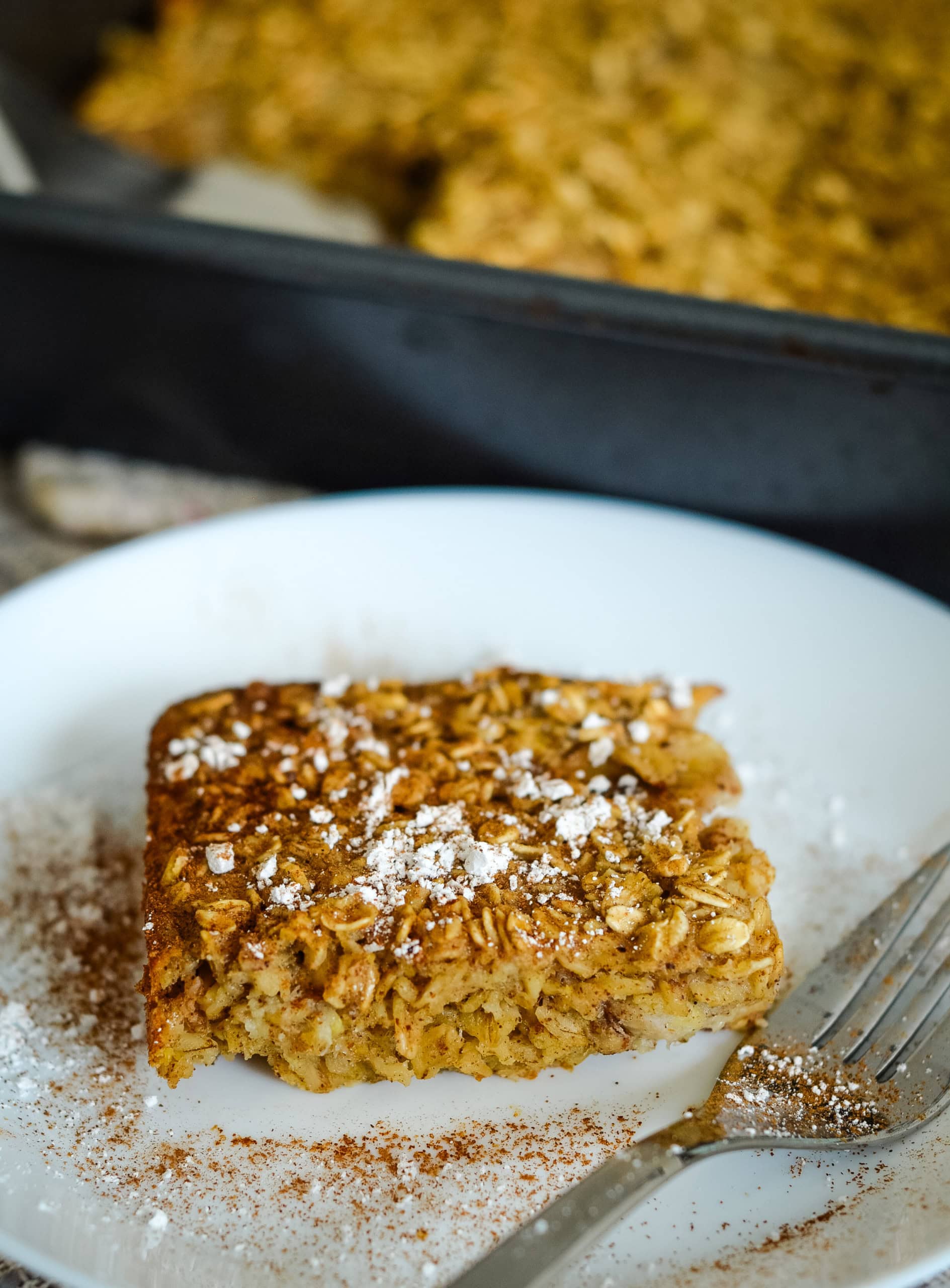 Gluten-Free Baked Banana Oatmeal