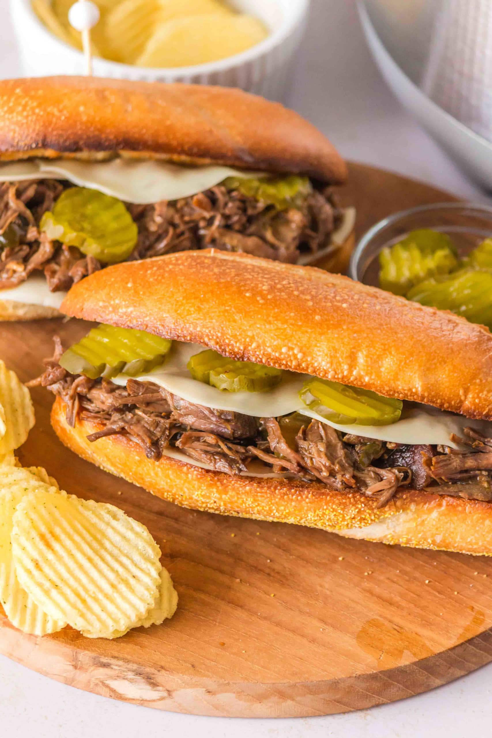 Slow Cooker Dill Roast Beef Sandwiches (Freezer Meal)