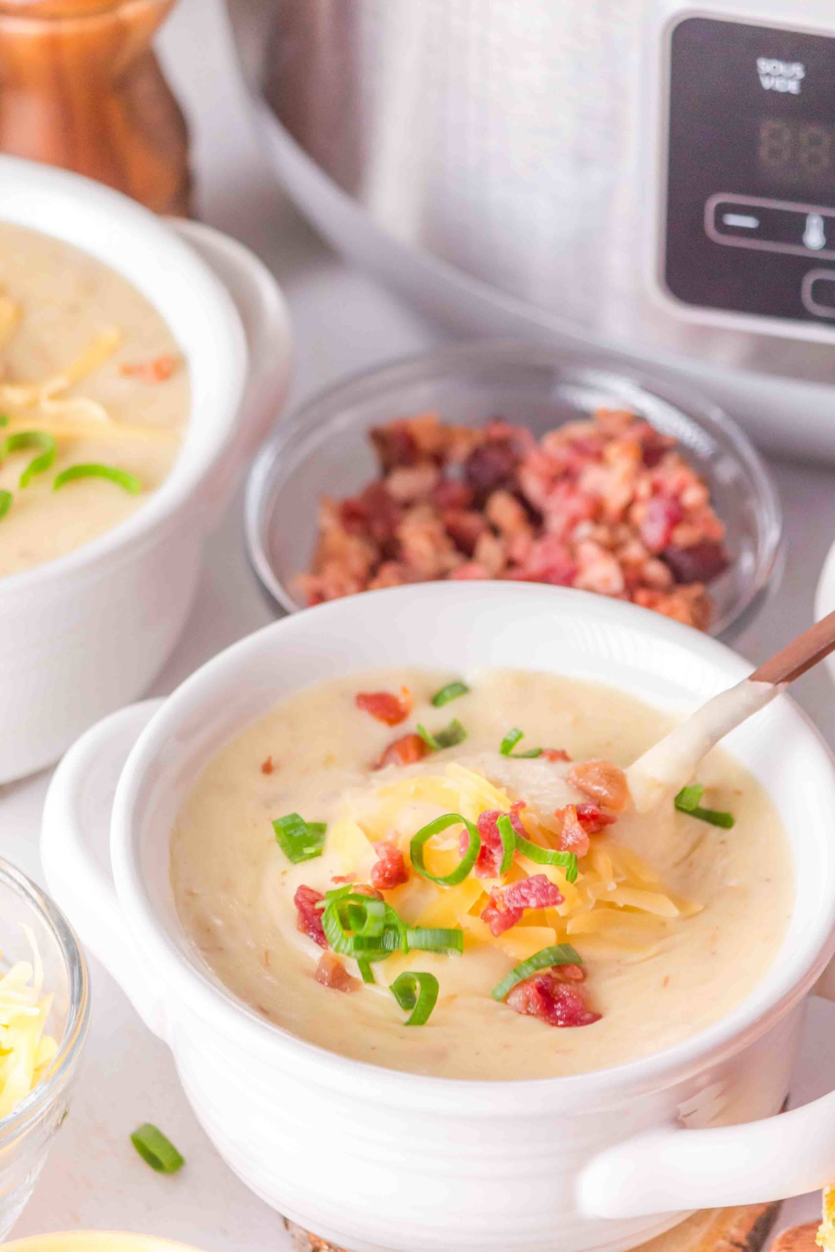 Gluten-Free Slow Cooker Baked Potato Soup