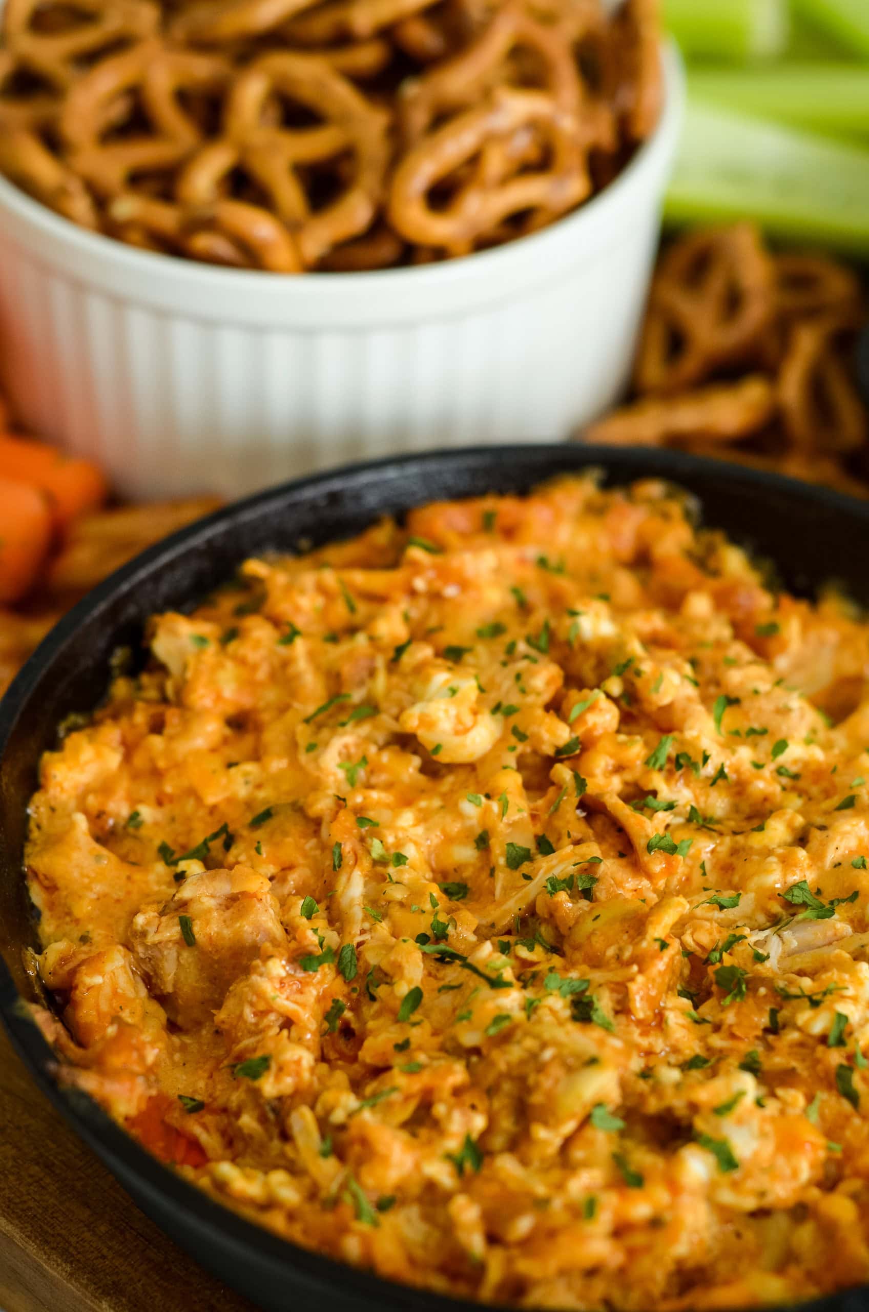 Smoked Buffalo Chicken Dip on Pellet Grill