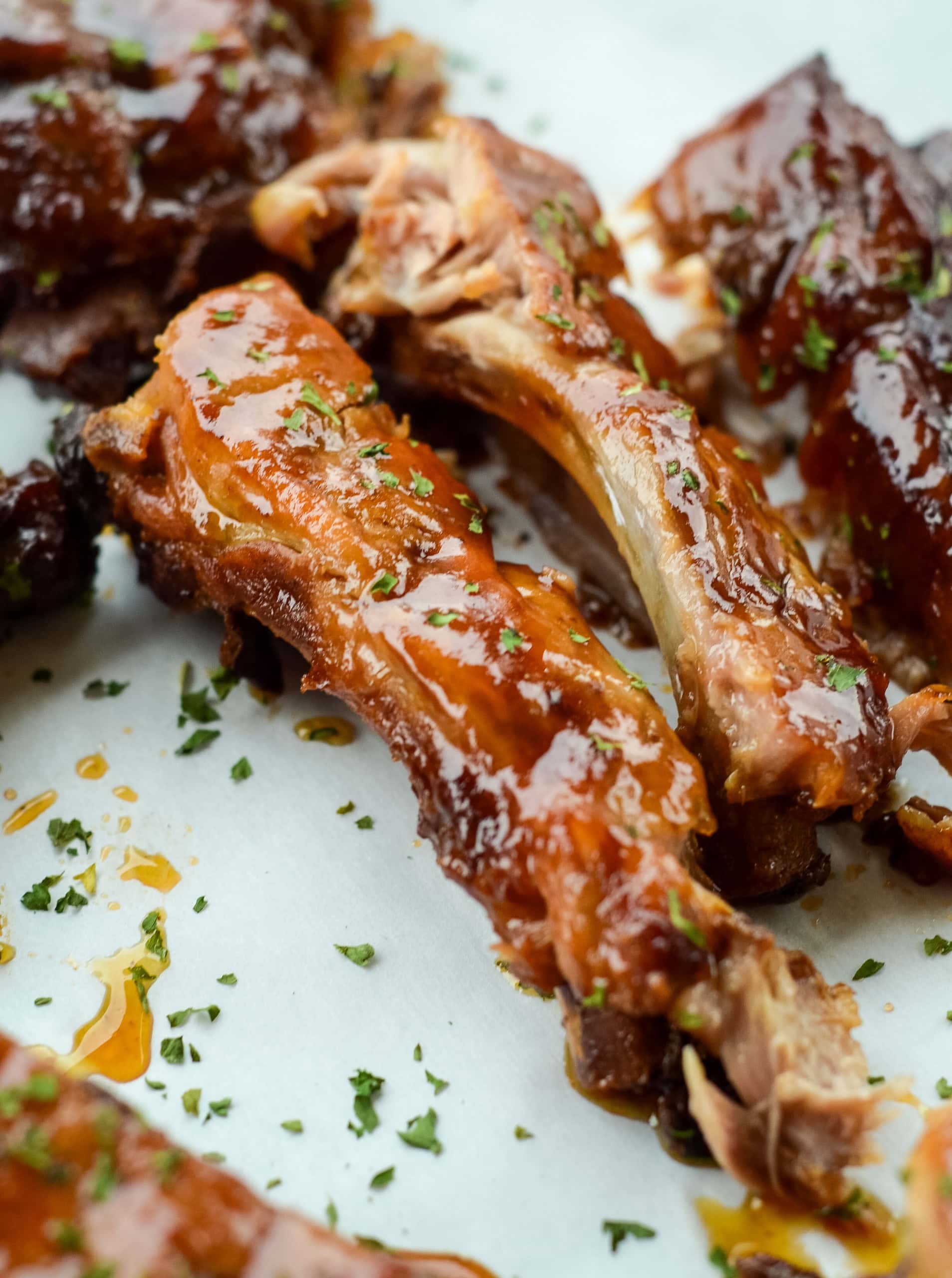 Slow Cooker Apple BBQ Ribs (Gluten-Free)