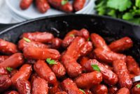 Pellet Grill Pit Smoked Lil’ Smokies