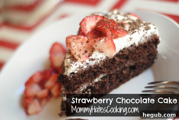 Strawberry Chocolate Cake