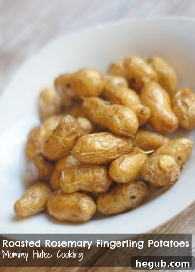 Roasted Rosemary Fingerling Potatoes