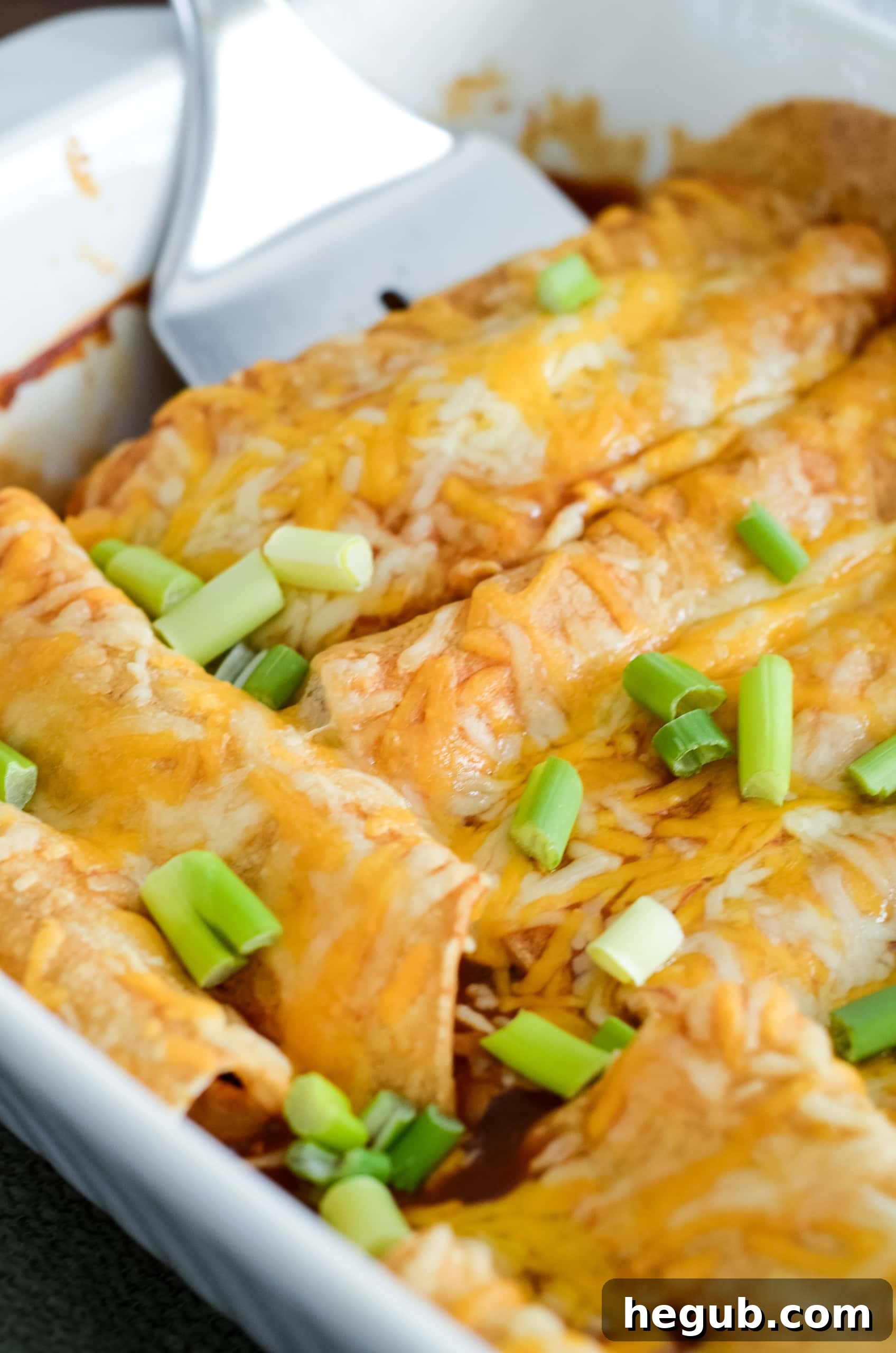 BBQ Chicken Enchiladas