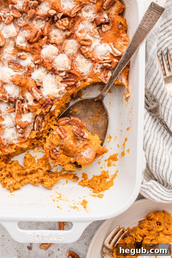 gluten free maple pecan sweet potato casserole