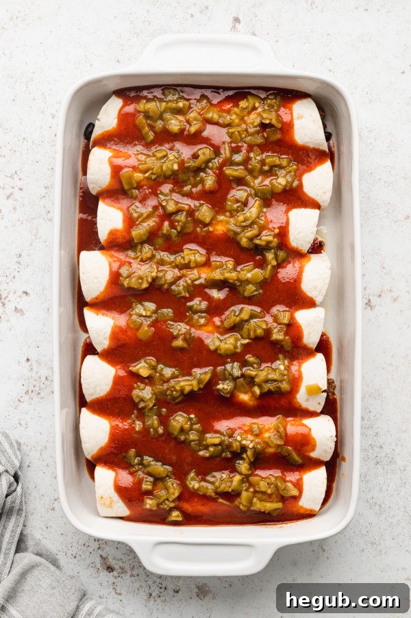 browning ground beef for enchiladas