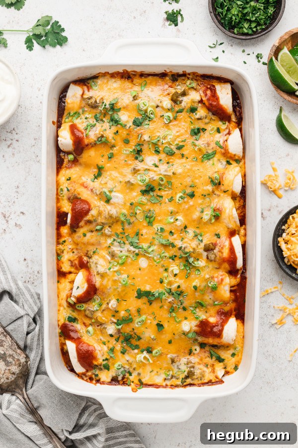 baked cheesy beef enchiladas