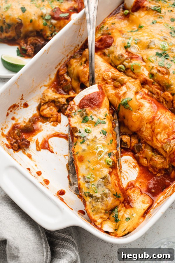 gluten free cheesy beef enchiladas