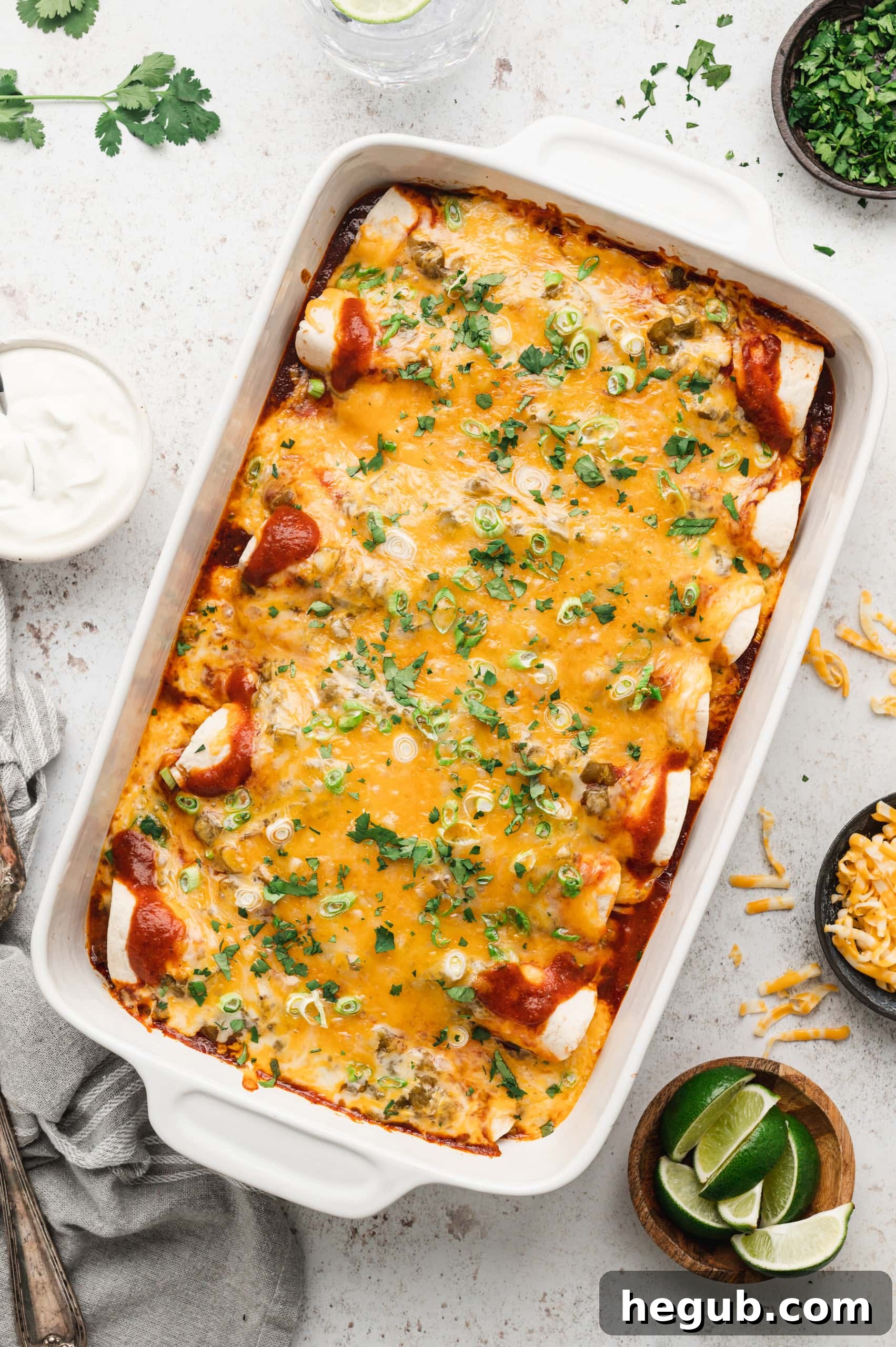 cheesy beef enchiladas main image