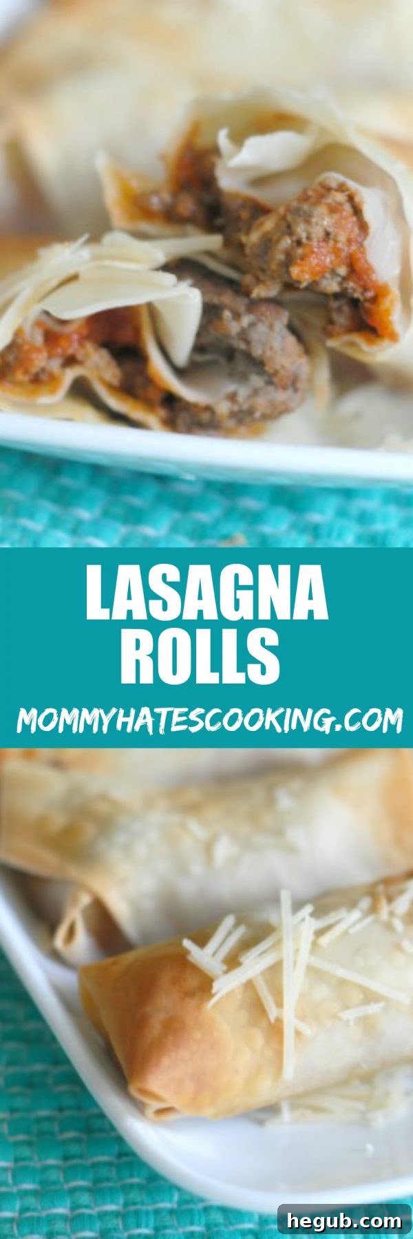 LASAGNA ROLLS Recipe Card Image