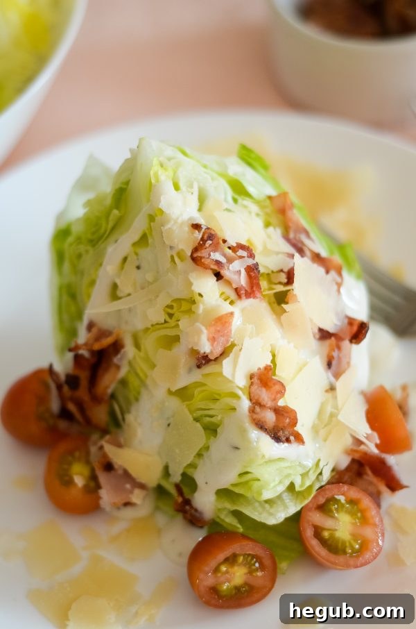 Simple Wedge Delight 2 wedge salad