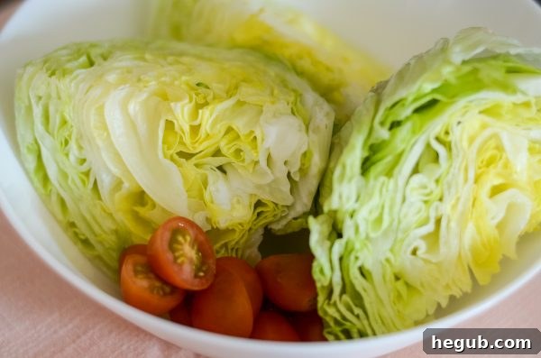 Simple Wedge Delight 3 wedge salad