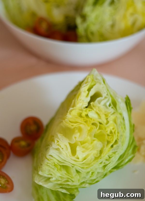Simple Wedge Delight 4 wedge salad