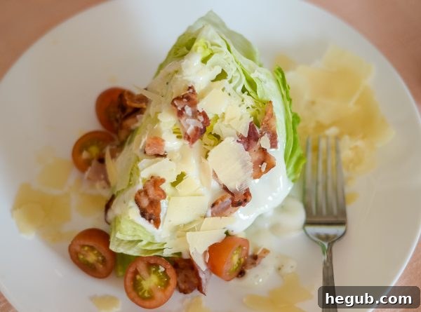Simple Wedge Delight 6 wedge salad