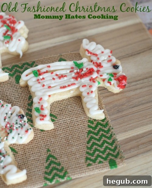 Classic Old Fashioned Christmas Cookies ready for holiday decorating