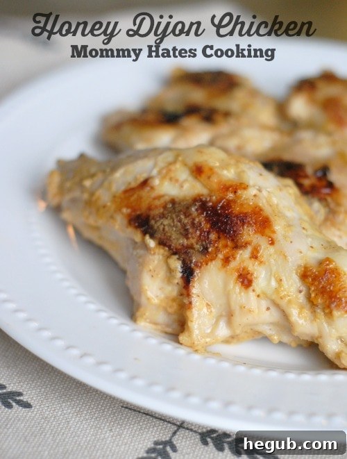Delicious Baked Honey Dijon Chicken