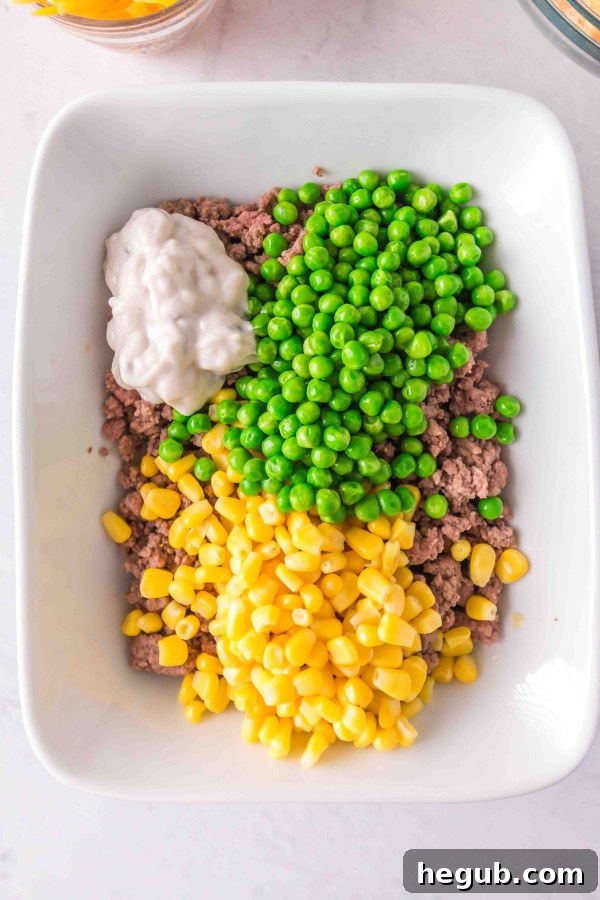 Gluten-free ingredients for Tater Tot Casserole including cream of mushroom soup