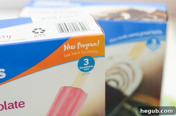 Weight Watchers SmartPoints values for informed, healthy snack choices and effective portion control