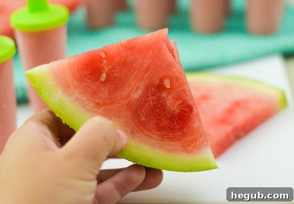 Close-up of Watermelon Yogurt Pops on a serving tray