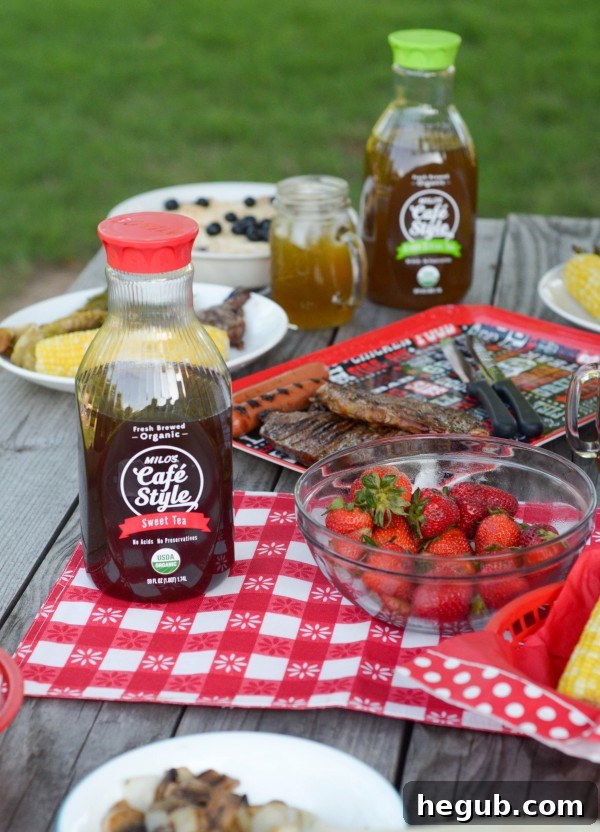 Summer Cookouts with Milo's Cafe Style Tea #TastetheMilosDifference #PMedia #ad