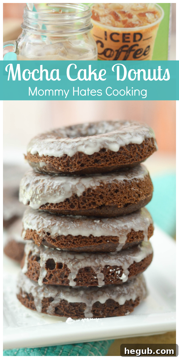 Mocha Cake Donuts #IDelight #ad