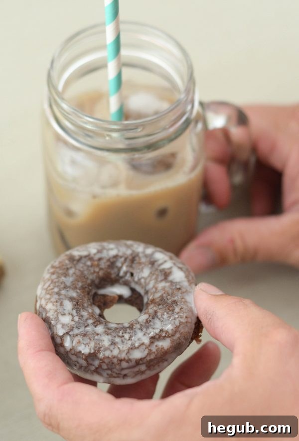 Mocha Cake Donuts #IDelight #ad