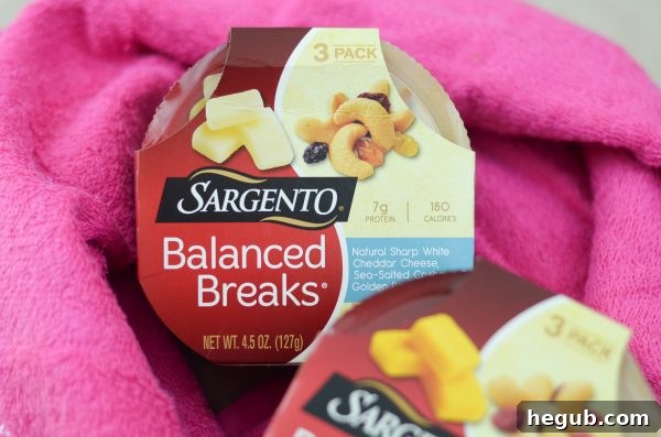 Sargento Balanced Breaks: The ideal snack solution for active summer days.