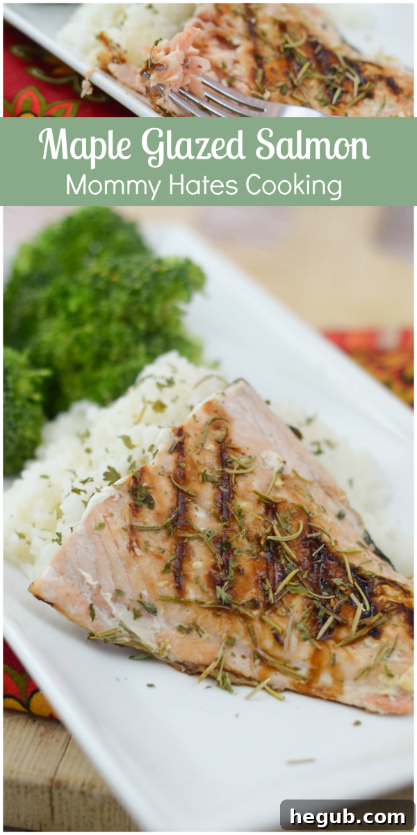 Golden Maple Grilled Salmon 7 Maple Glazed Grilled Salmon