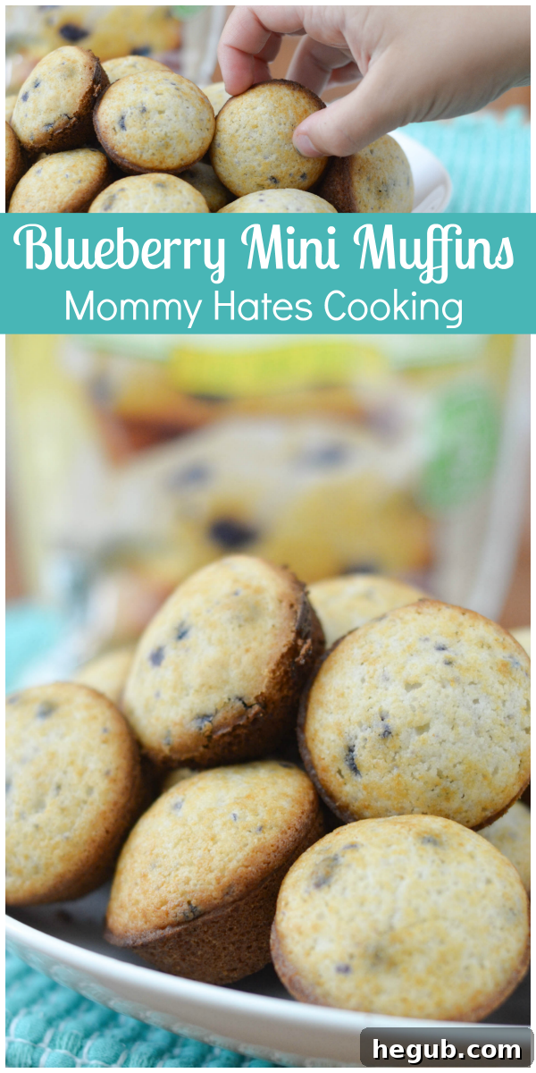 Blueberry Mini Muffins #MarthaWhiteCountry
