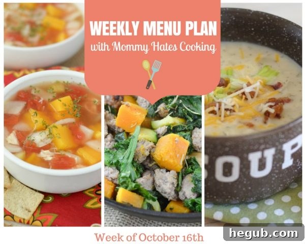 Weekly Menu Plan