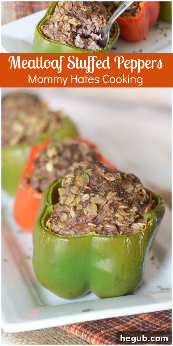 Meatloaf Stuffed Peppers - Delicious and Easy Dinner