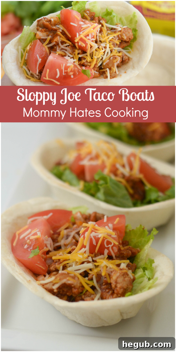 Sloppy Joe Stuffed Taco Boats 2 Sloppy Joe Taco Boats