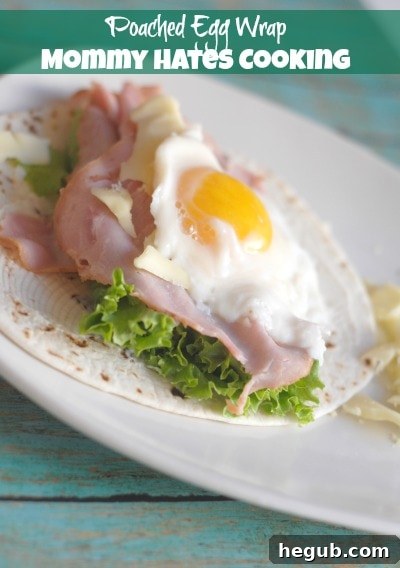 Poached Egg Wrap - Light and Healthy Egg Wrap Recipe