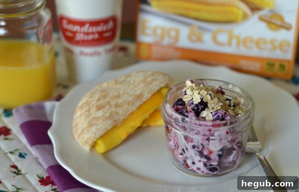 Convenient and Delicious Egg & Cheese Breakfast Solution