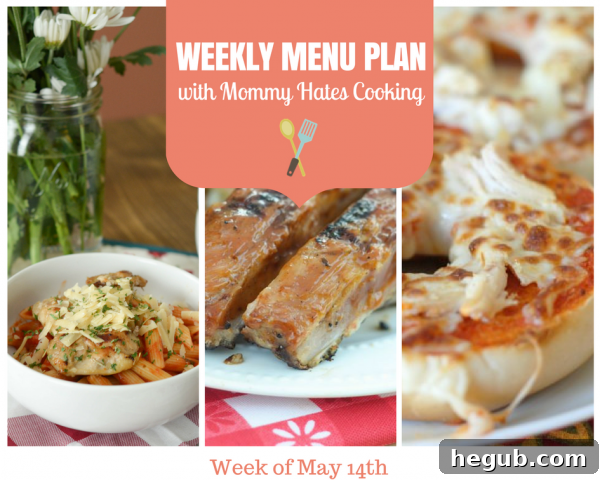 Summer Weekly Menu Plan with Family-Friendly Dinner Ideas