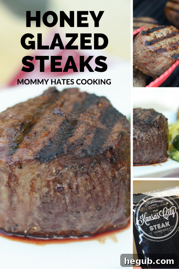 Honey Glazed Steaks - Perfect Father's Day Dinner with Kansas City Steaks