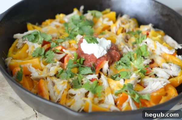 Colorful Sweet Pepper Nachos with melted cheese